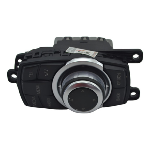Botão Menu Comando Radio Console Bmw X3 2012 Original Preto