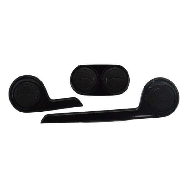 Kit Moldura Friso Com Difusor Painel Gm Agile 2010 Original