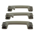 Kit 3 Puxador Alça Teto Pqp Ford Focus 2015 Original Bege