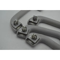 Kit 4 Puxador Alça Teto Pqp Cr-v Crv 2009 Original Cinza