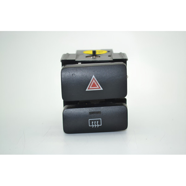 Botão Pisca Alerta Desembaçador Painel Corolla 2008 Original Preto