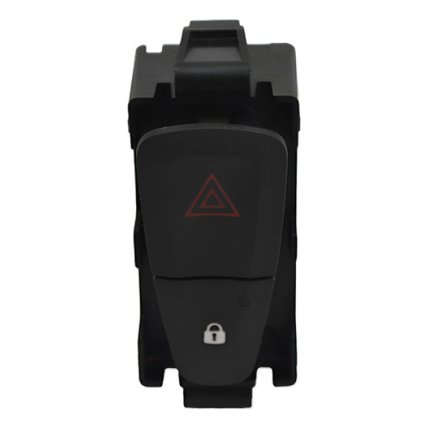 Botão Pisca Alerta Trava Destrava Logan 2017 Sandero Origina - Preto