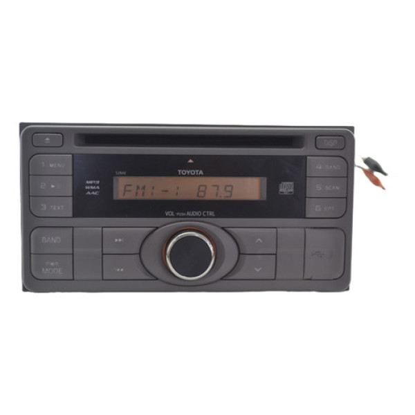 Radio Aparelho Som Painel C/usb Etios 2013 2014 Original