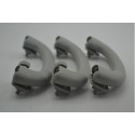 Kit 3 Puxador Alça Teto Pqp Ford Fiesta 2012 Original