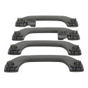 Kit 4 Puxador Alça Teto Pqp Pajero Hpe 2004 Original Cinza