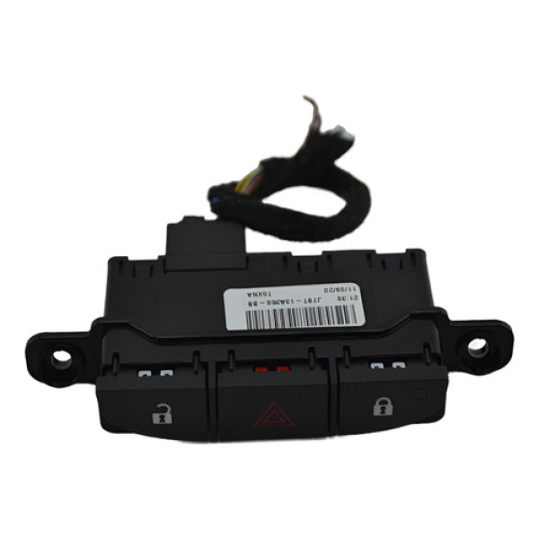 Botão Pisca Alerta Trava Destrava Painel Ford Ka 2021 Origin Preto