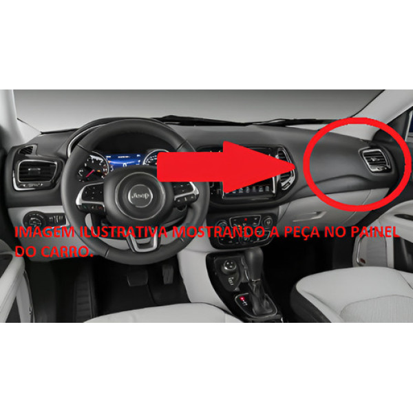 Difusor Lateral Direito Painel Compass 2017 A 2021 Original Difusor Lateral Direito Painel Compass 2017 A 2021 Original