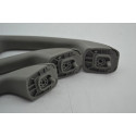 Kit 3 Puxador Alça Teto Pqp Renault Logan 2010 Sandero Orig Cinza-escuro
