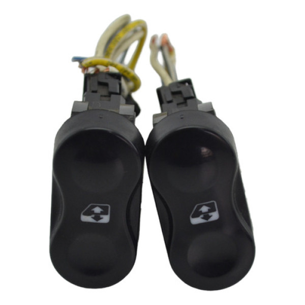 Par Botão Comando Vidro Elétrico Sandero 2009 Original