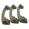 Kit 3 Puxador Alça Pqp Teto Citroen C4 2013 Original Bege