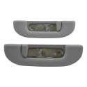 Par Puxador Alça Teto Pqp Com Luz Jeep Compass 2019 Original - Cinza