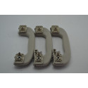 Kit 3 Puxador Alça Teto Pqp Gm Meriva 2002 A 2012 Original