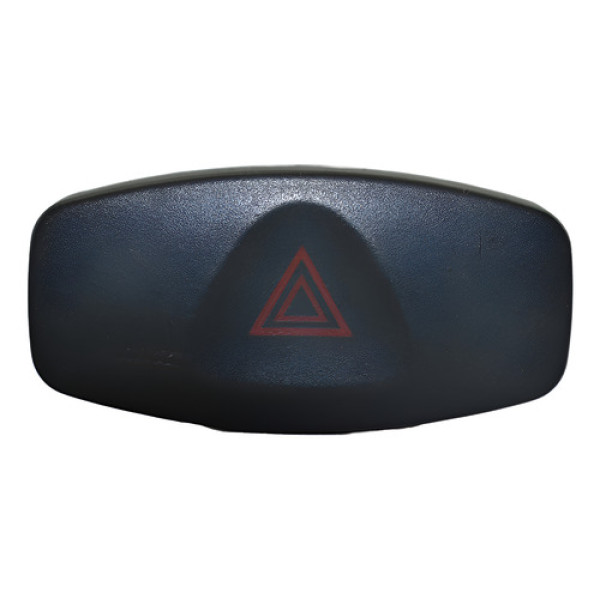 Botão Pisca Alerta Painel Renault Sandero 2012 Original - Preto