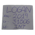 Botão Cego Falso Painel Renault Logan 2019 Original