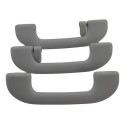 Kit 3 Puxador Alça Teto Pqp Jeep Renegade 2021 Original Cinza