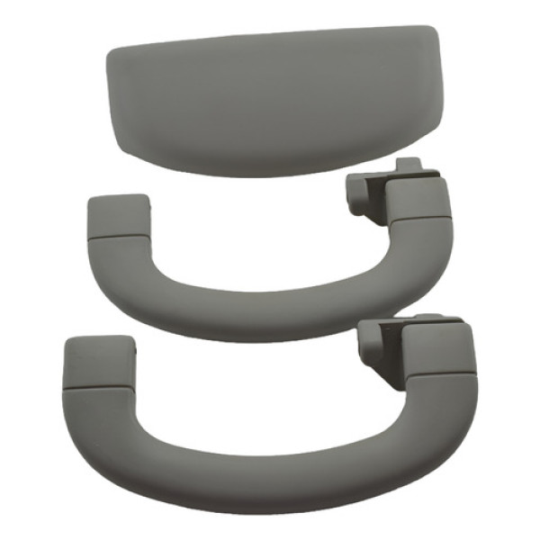 Par Puxador Pqp Alça Teto + Porta Oculos Punto 2013 Original Cinza