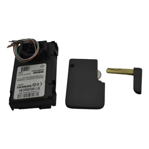Modulo Leitor Chave Cartão Ignição Megane Original S11853900 Preto