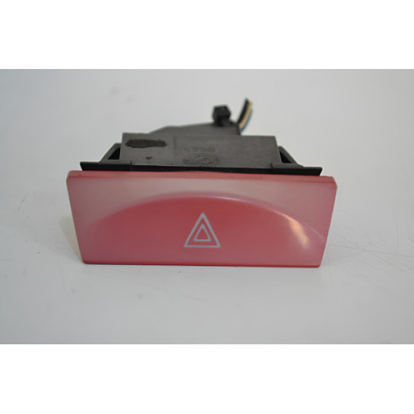 Botão Pisca Alerta Painel Fiat Stilo 2007 Original - Vermelho