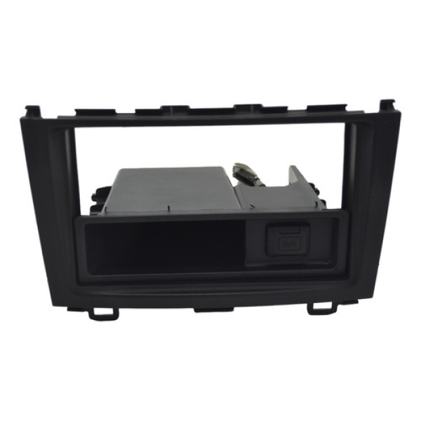 Moldura Central Porta Treco C/auxiliar Cr-v 2011 Original Preto