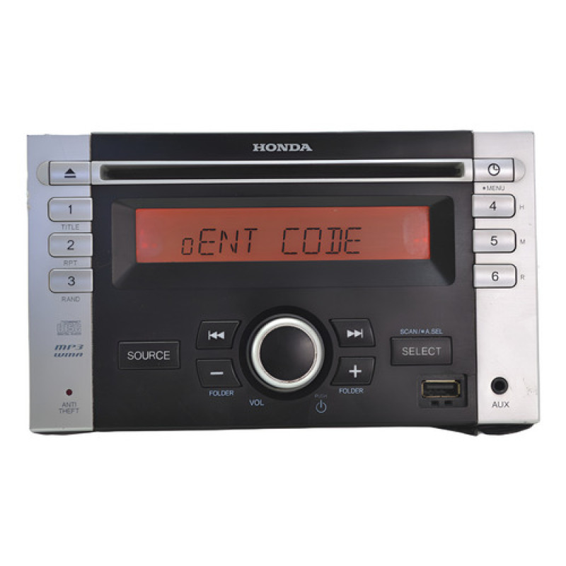Radio Aparelho Som Painel Honda Fit 2008 A 2013 Original Radio Aparelho Som Painel Honda Fit 2008 A 2013 Original