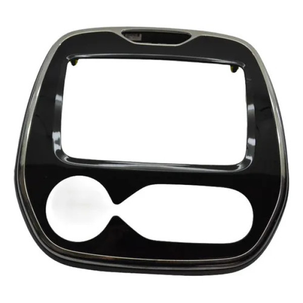 Moldura Central Radio Comando Ar Renault Captur 2019 Origin Preto