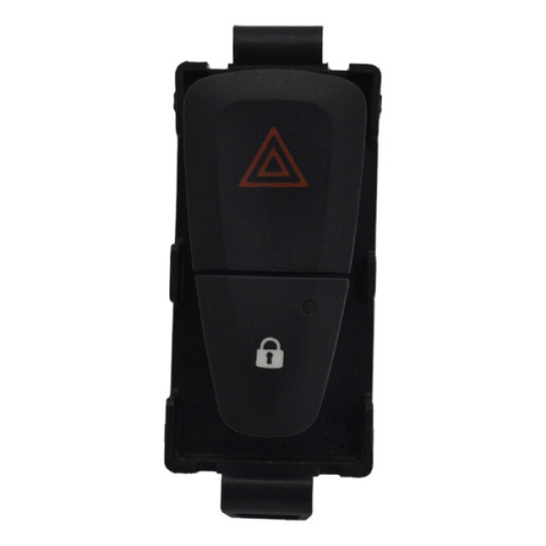 Botão Pisca Alerta Trava Destrava Sandero 2014 Logan Origina - Preto