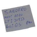 Par Quebra Sol Direito Esquerdo Renault Sandero 2020 Origina