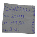 Botão Comando Sensor Estacionamento Sandero 2018/19 Original Preto