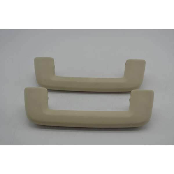 Par Puxador Alça Teto Pqp Range Rover Sport 2011 Original Creme