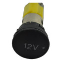 Tomada Energia 12v Console Fiesta 2018 Origina Preto