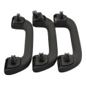 Kit 3 Puxador Alça Teto Pqp Honda Civic 2008 Original Cinza-escuro
