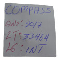 Fechadura Puxador Tampa Porta Luvas Compass 2017 Original