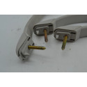 Kit 3 Puxador Alça Teto Pqp Interno C3 2012 Original Cinza