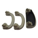 Kit 2 Puxador Alça Teto Pqp Porta Oculos Linea 2013 Original