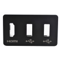 Moldura Entradas Usb Hdmi Pajero Sport 2022 Original