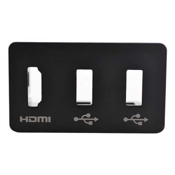 Moldura Entradas Usb Hdmi Pajero Sport 2022 Original