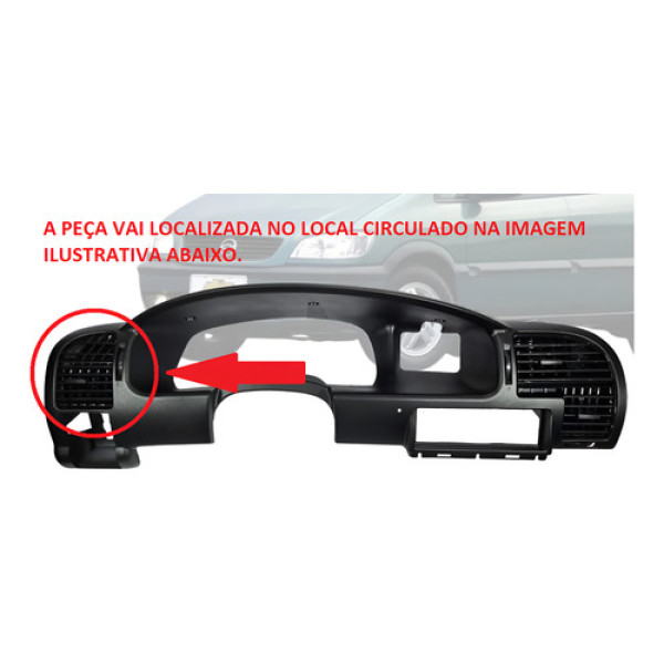 Difusor Lateral Esquerdo Painel Zafira 2002 A 2012 Original