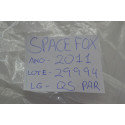 Par Quebra Sol Com Presilhas + Luzes Teto Spacefox 2011 Orig