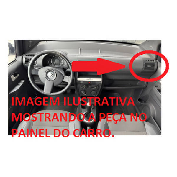 Difusor Lateral Direito Crossfox Fox Spacefox Original Vw