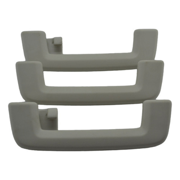 Kit 3 Puxador Alça Teto Pqp Ecosport 2021 Original Bege