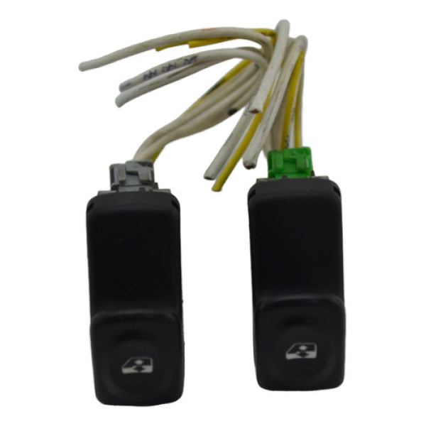 Botões Vidro Eletrico Duplo Traseiro Sandero 2009 Original