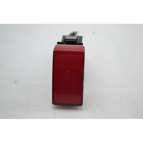 Botão Pisca Alerta Painel Honda City 2010 Original - Vermelho