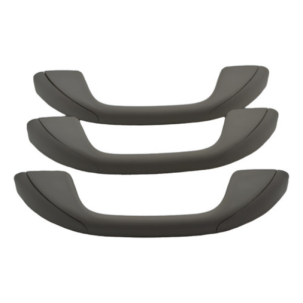 Kit 3 Puxador Alça Teto Pqp Duster 2013 Sandero Original - Bege