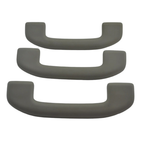 Kit 3 Puxador Alça Teto Pqp Sentra 2018 Original Cinza