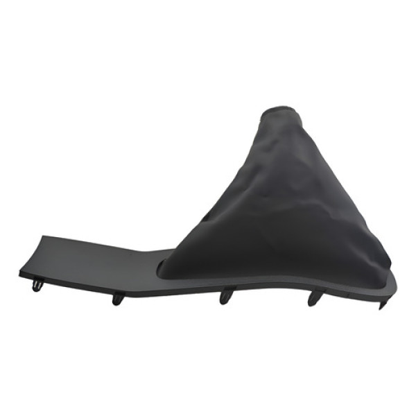 Moldura Com Coifa Freio Mão Renault Kwid 2022 Original Preto