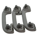 Kit 3 Puxador Alça Teto Pqp Jeep Renegade 2021 Original Cinza