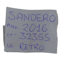 Retrovisor Interno Renault Sandero 2016 Logan Duster Origina