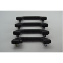 Kit 4 Puxador Alça Teto Pqp Honda Civic 2017 Original Preto