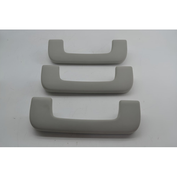 Kit Com 3 Puxador Alça Teto Pqp Audi A3 2011 Original Cinza-escuro