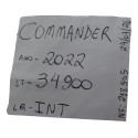 Kit 3 Botão Falso Cego Painel Commander 2022 Original Preto